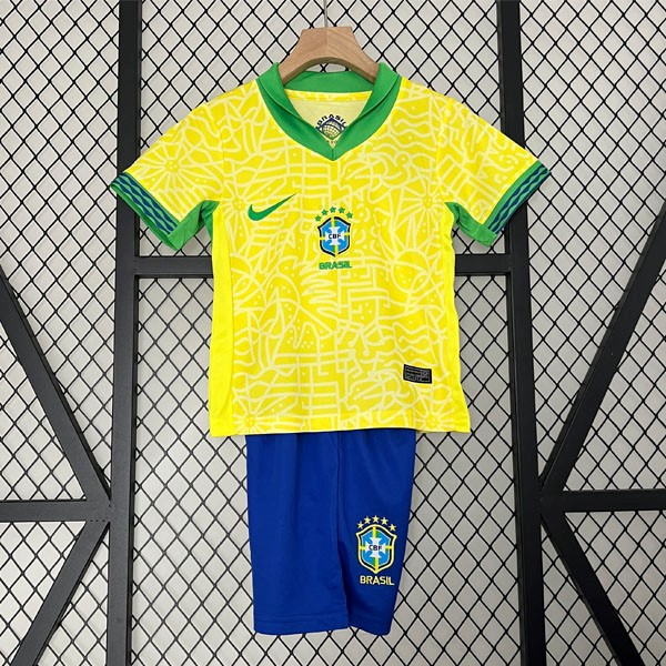 Camiseta Brasil Primera Equipación Niño 2024